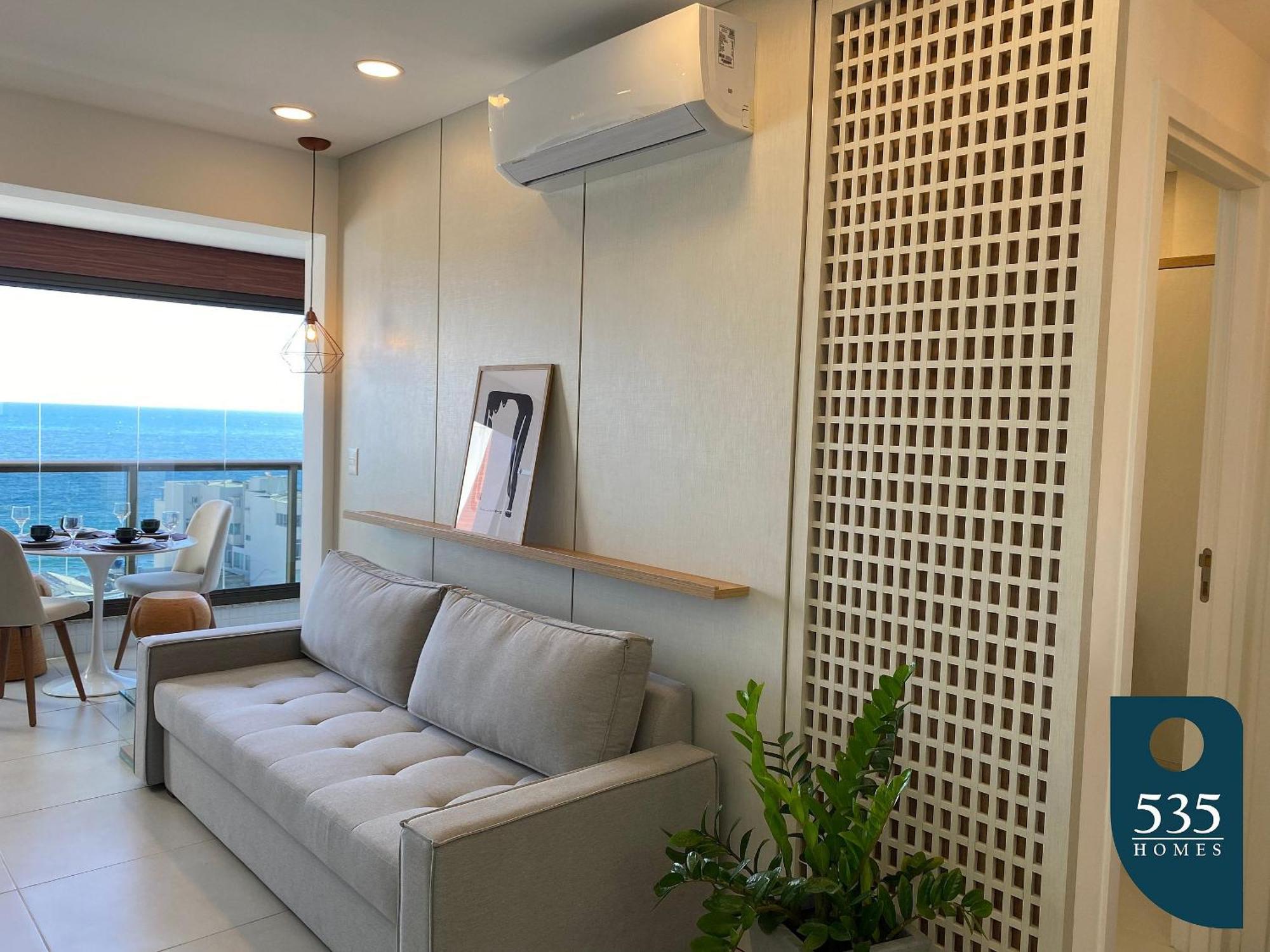 公寓 Decorado E Equipado Na Barra Com Vista Mar