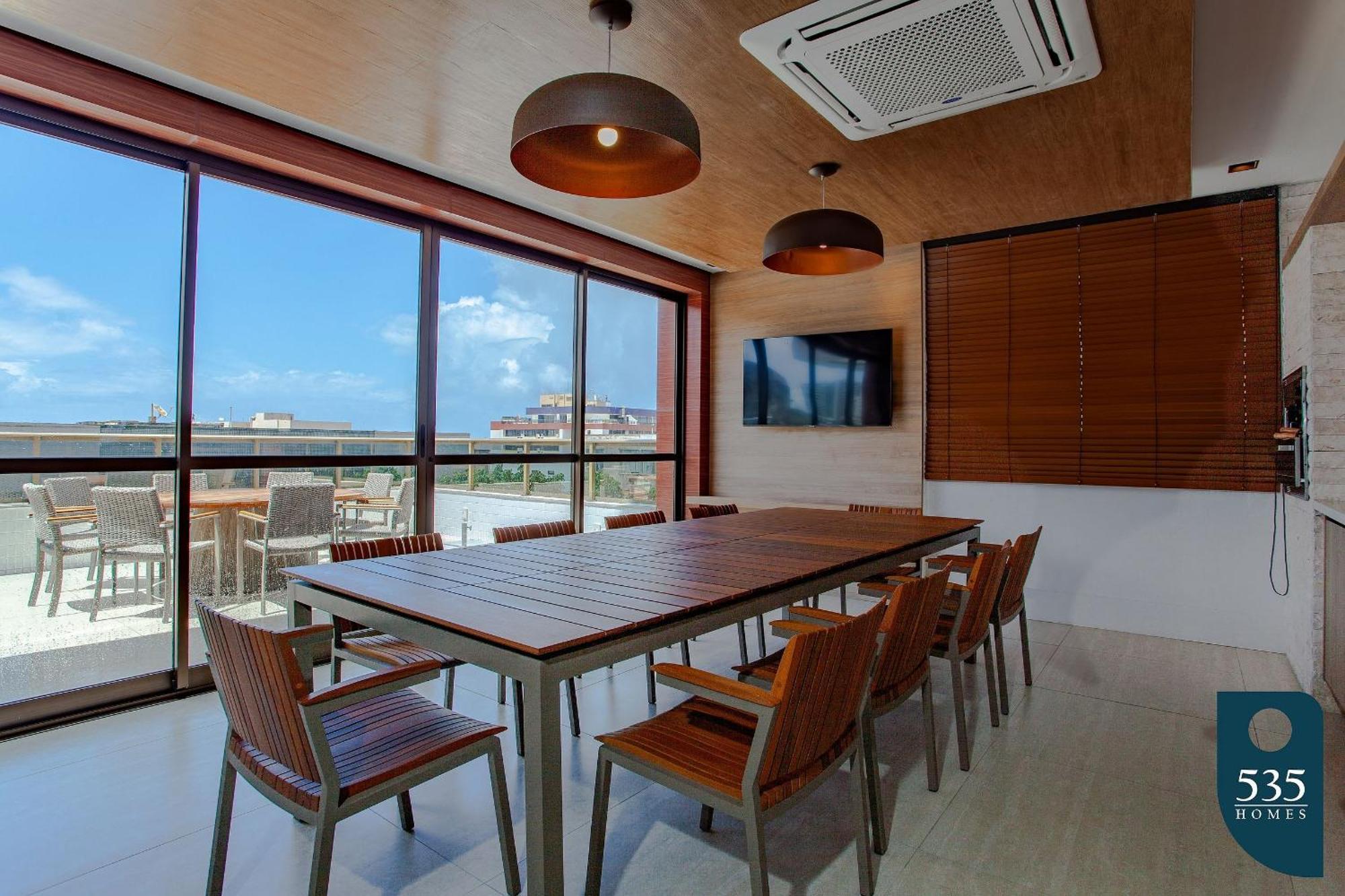Apartment Decorado E Equipado Na Barra Com Vista Mar Salvador