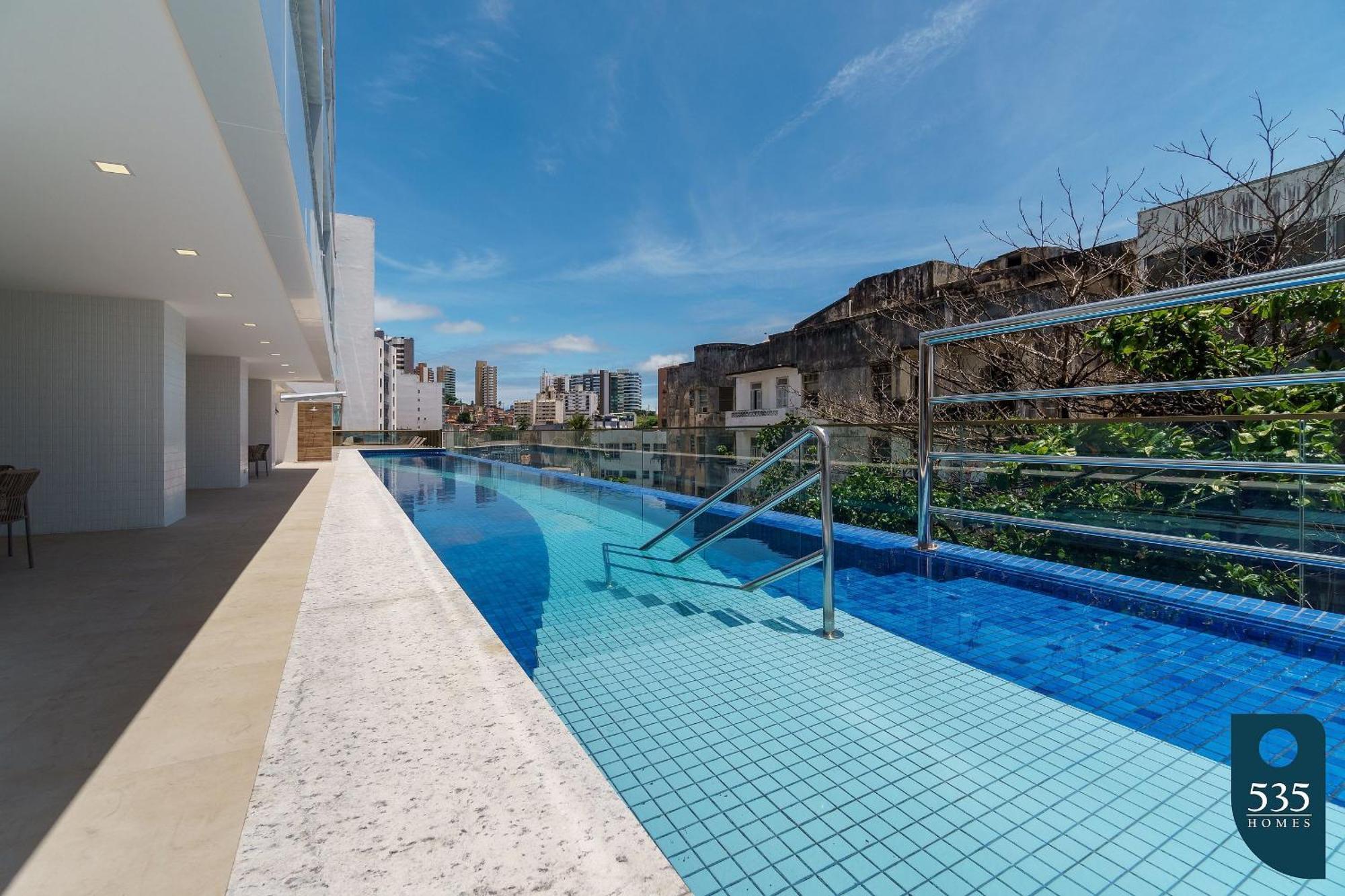 Decorado E Equipado Na Barra Com Vista Mar Apartment