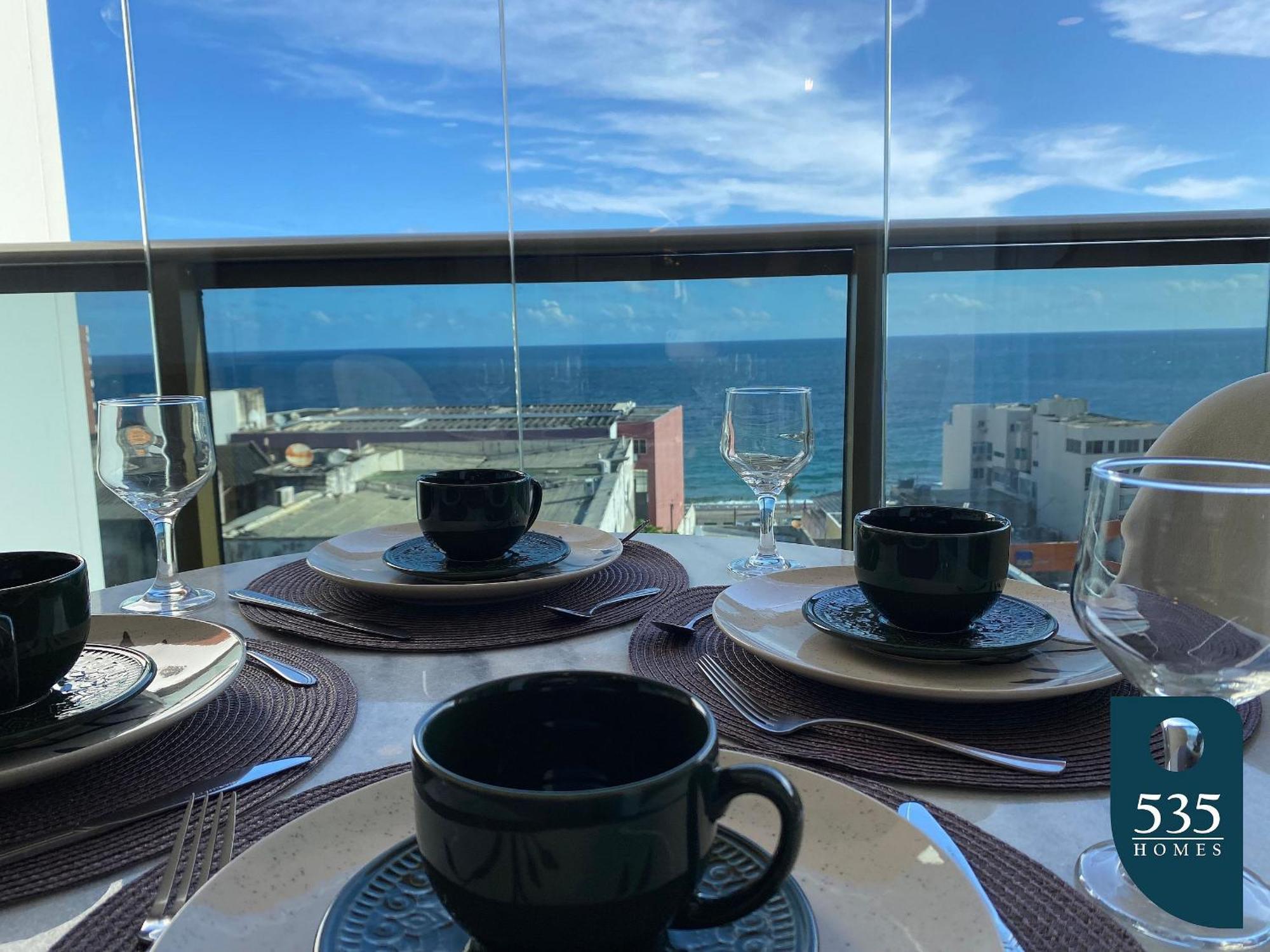 Decorado E Equipado Na Barra Com Vista Mar