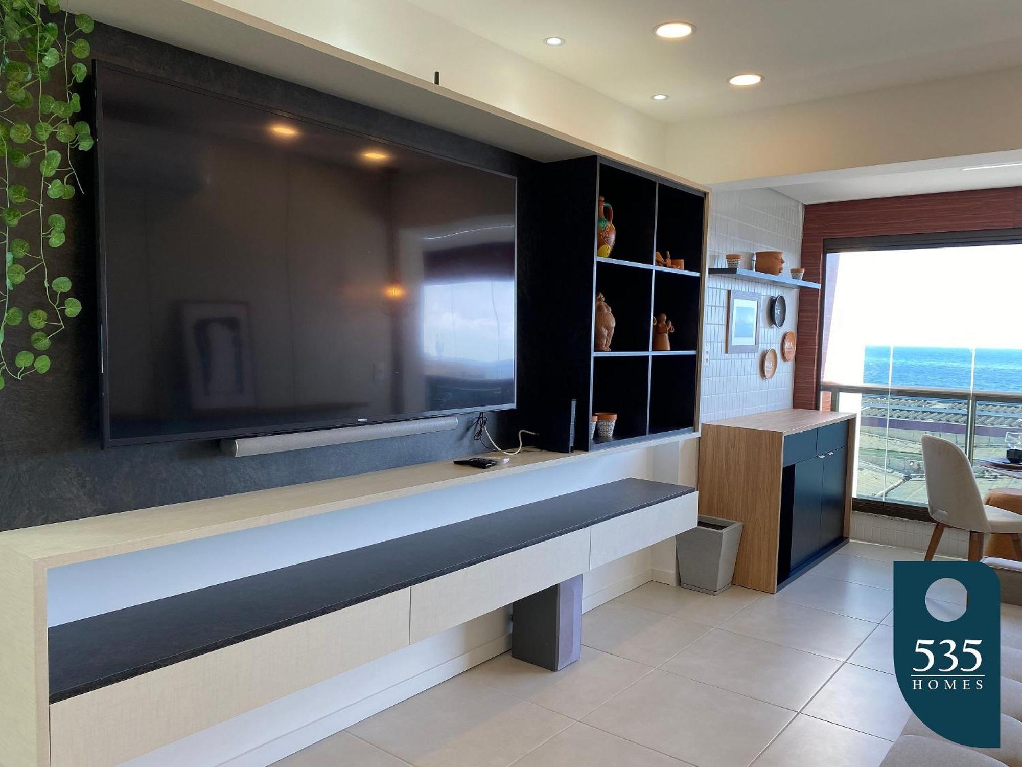 Decorado E Equipado Na Barra Com Vista Mar Apartment