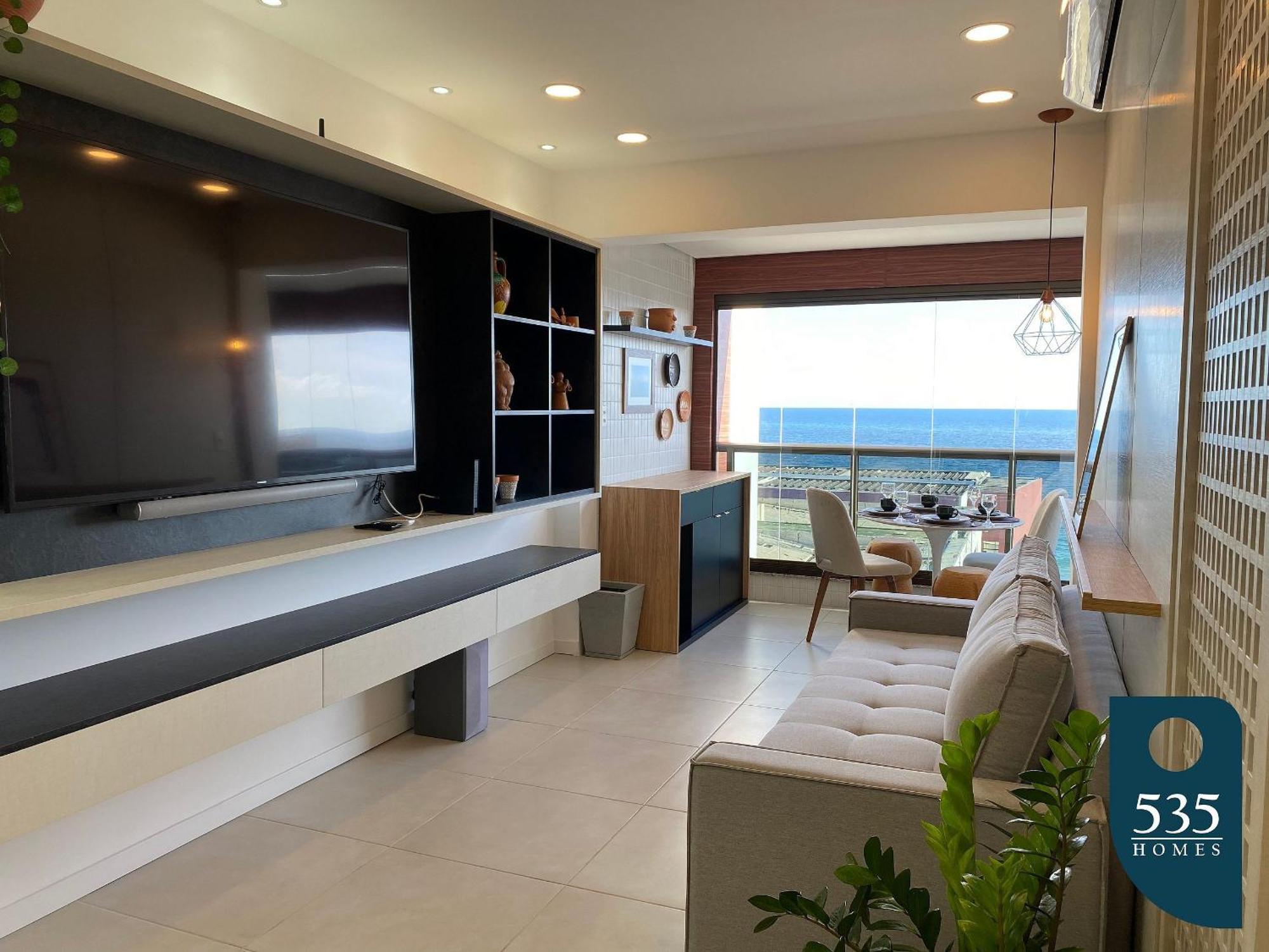 Decorado E Equipado Na Barra Com Vista Mar *