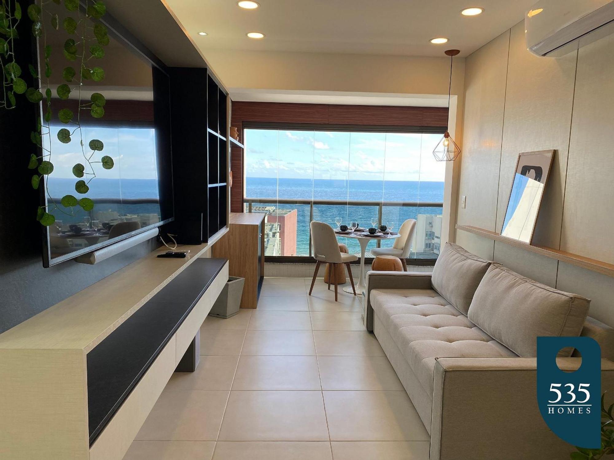 Decorado E Equipado Na Barra Com Vista Mar *