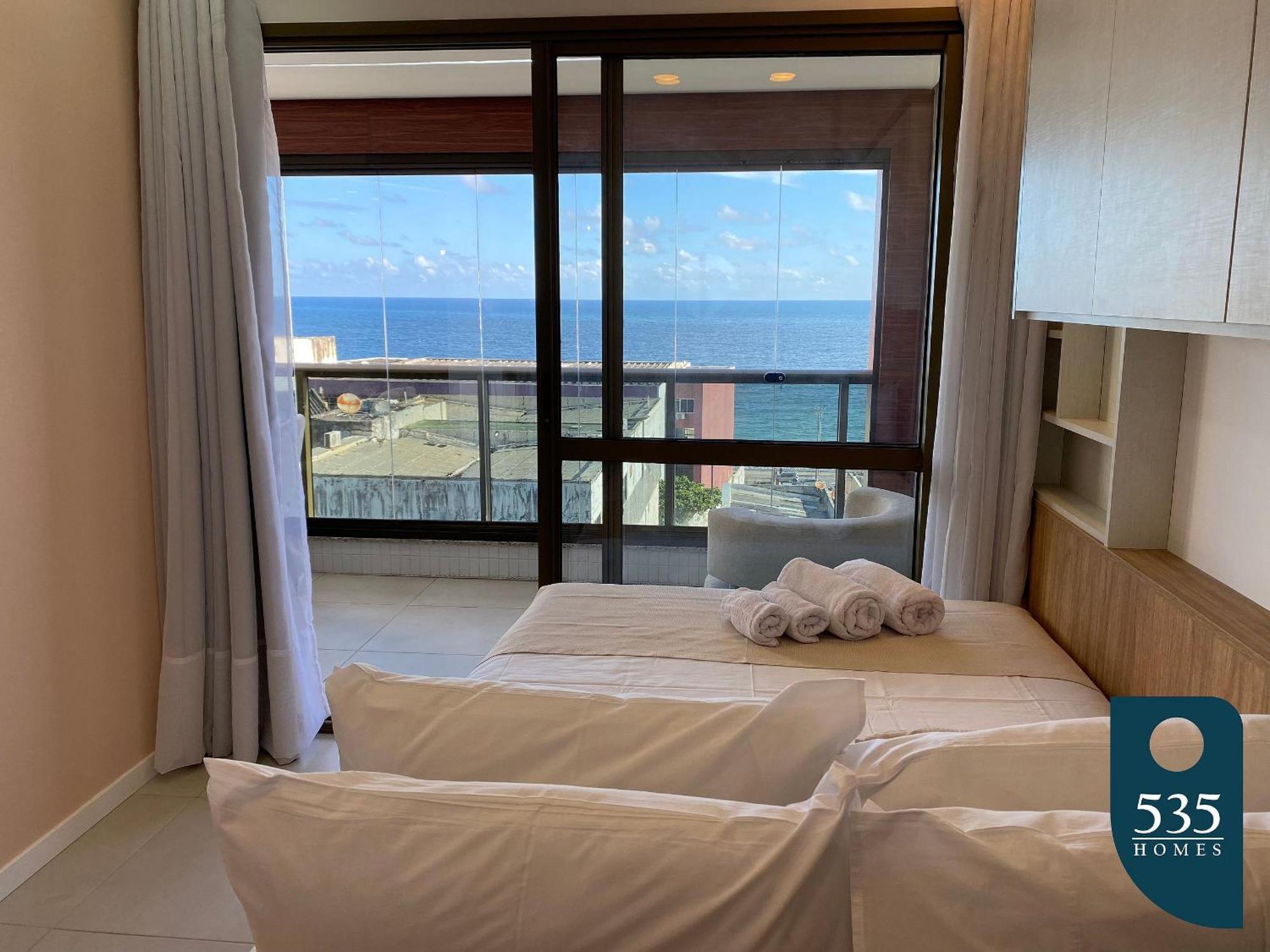 Decorado E Equipado Na Barra Com Vista Mar Salvador