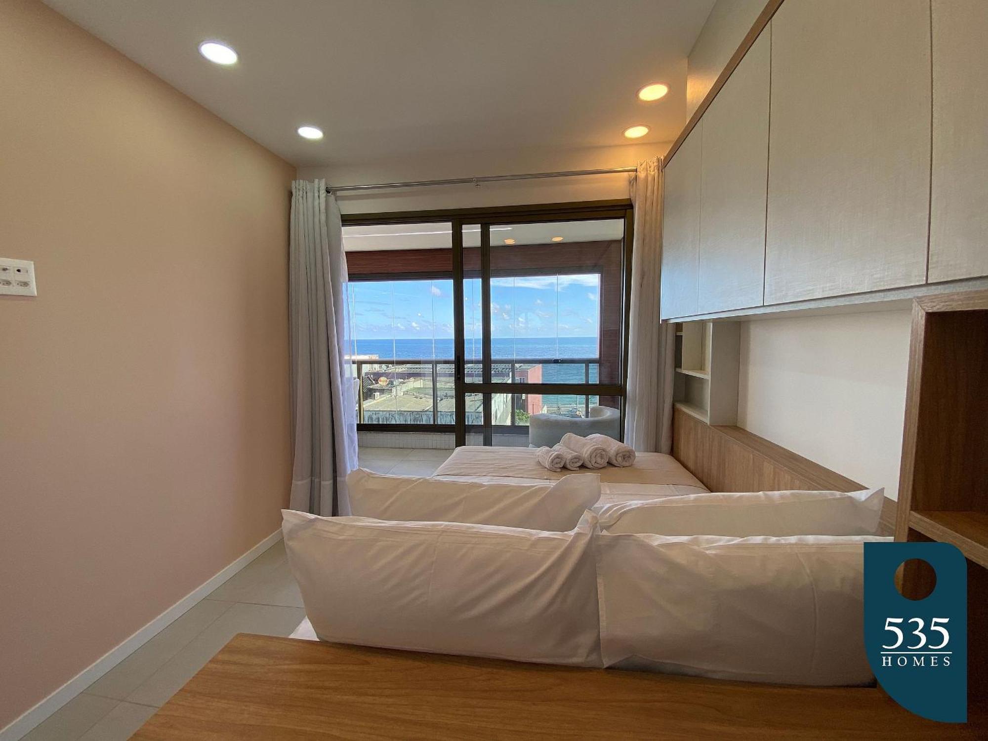 Decorado E Equipado Na Barra Com Vista Mar Apartment